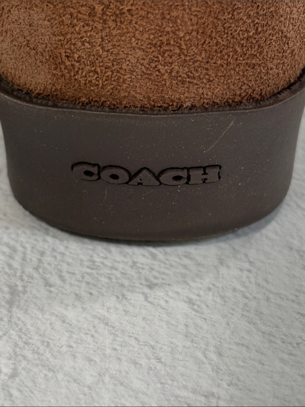 Coach Brown Suede Roper Boots NWT 9 - Picture 9 of 16